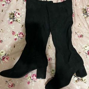 H&M over the knee high heeled boots